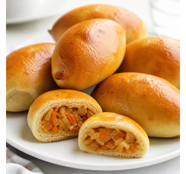 Пирожки с капустой, 1 кг