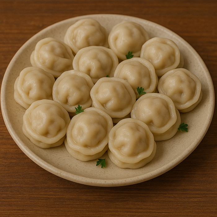 Пельмени с  капустой